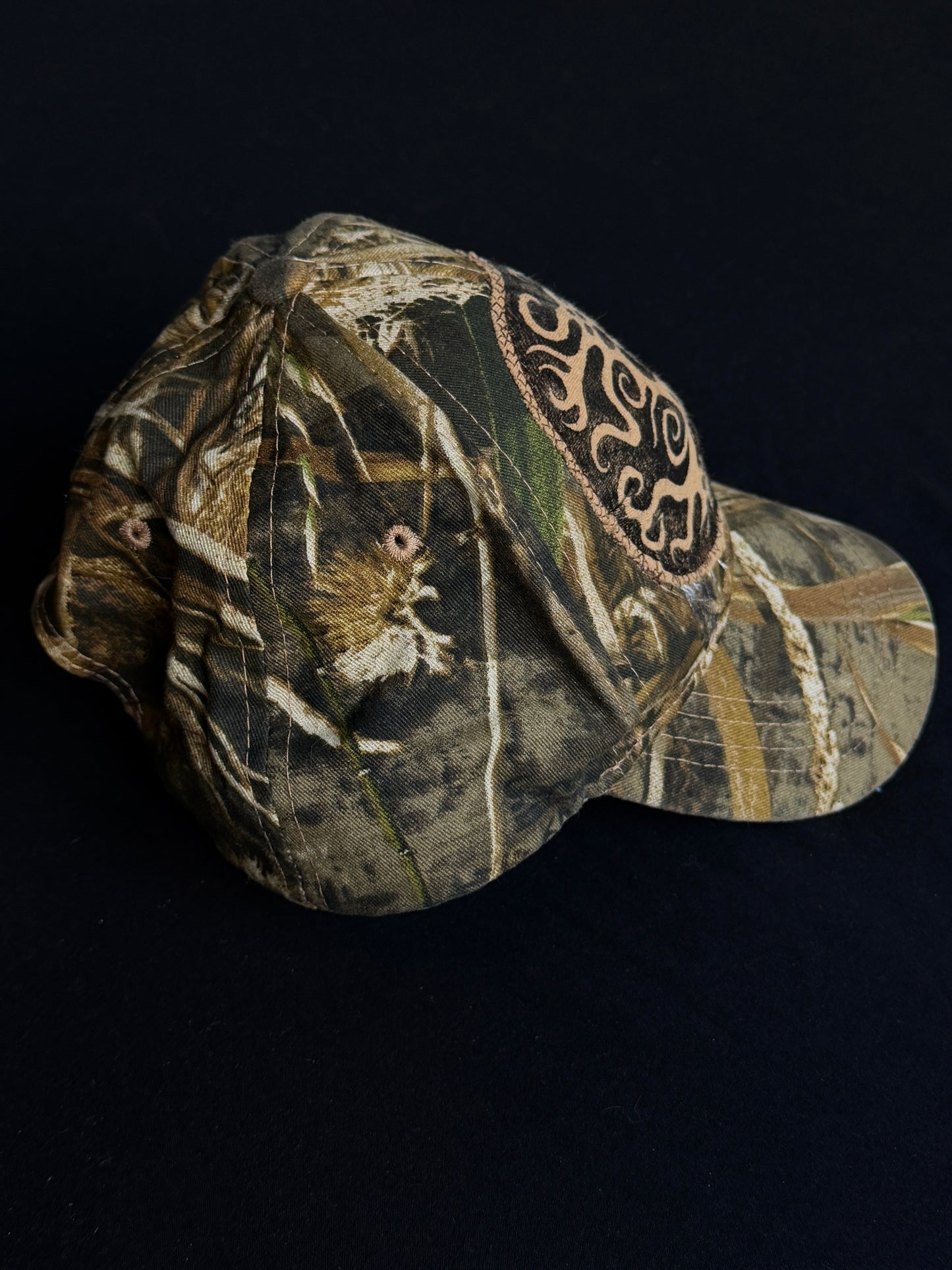Upcycled Camo Shape Hat
