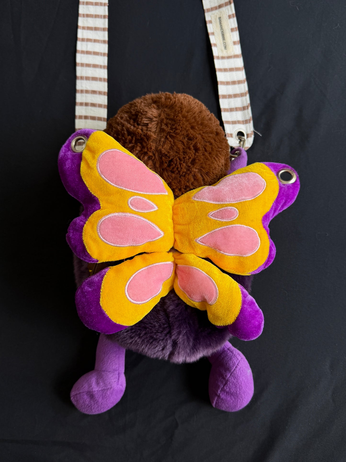Sloth + butterfly hybrid side bag