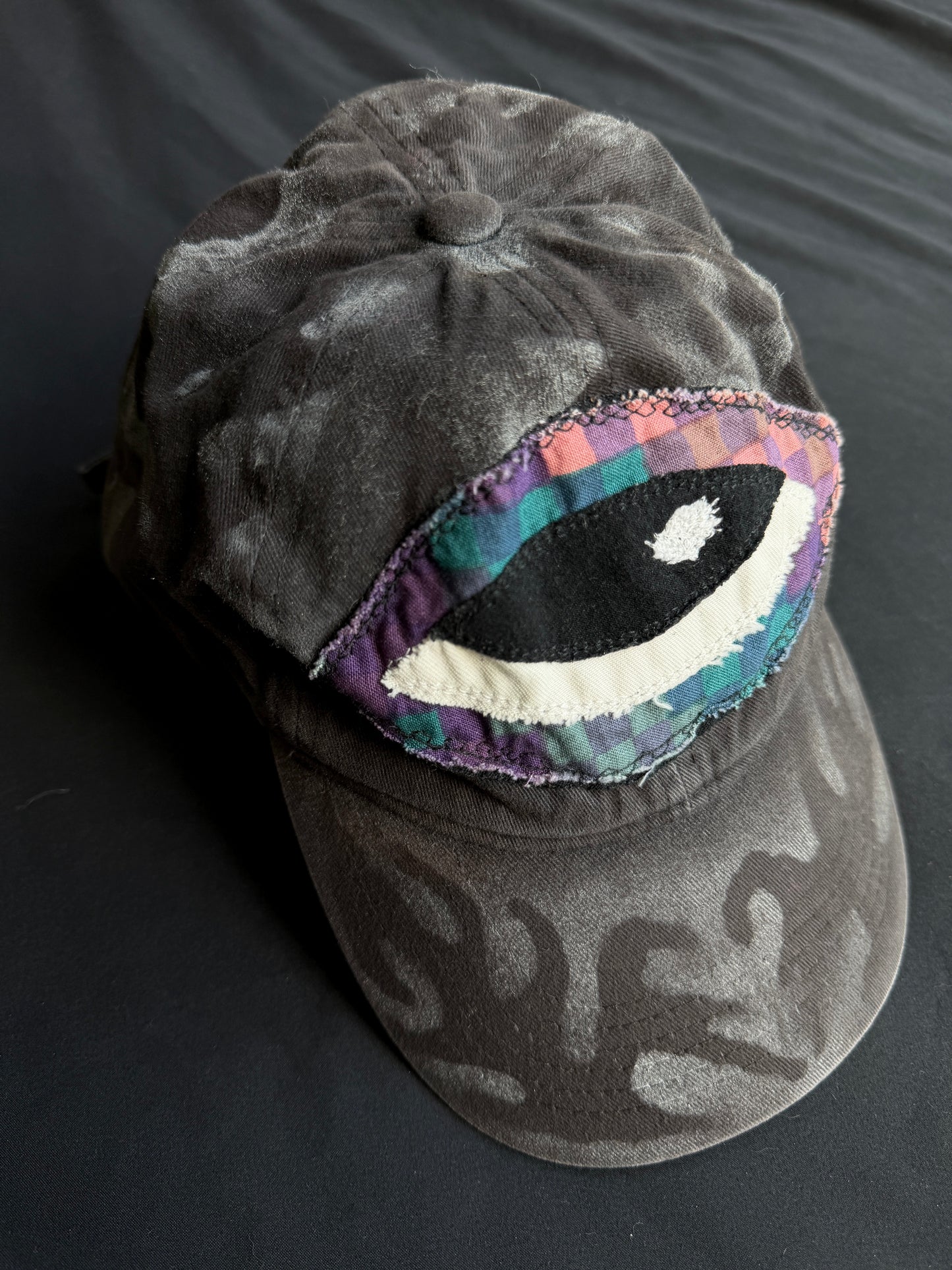 Upcycled Eyeball Shape Hat