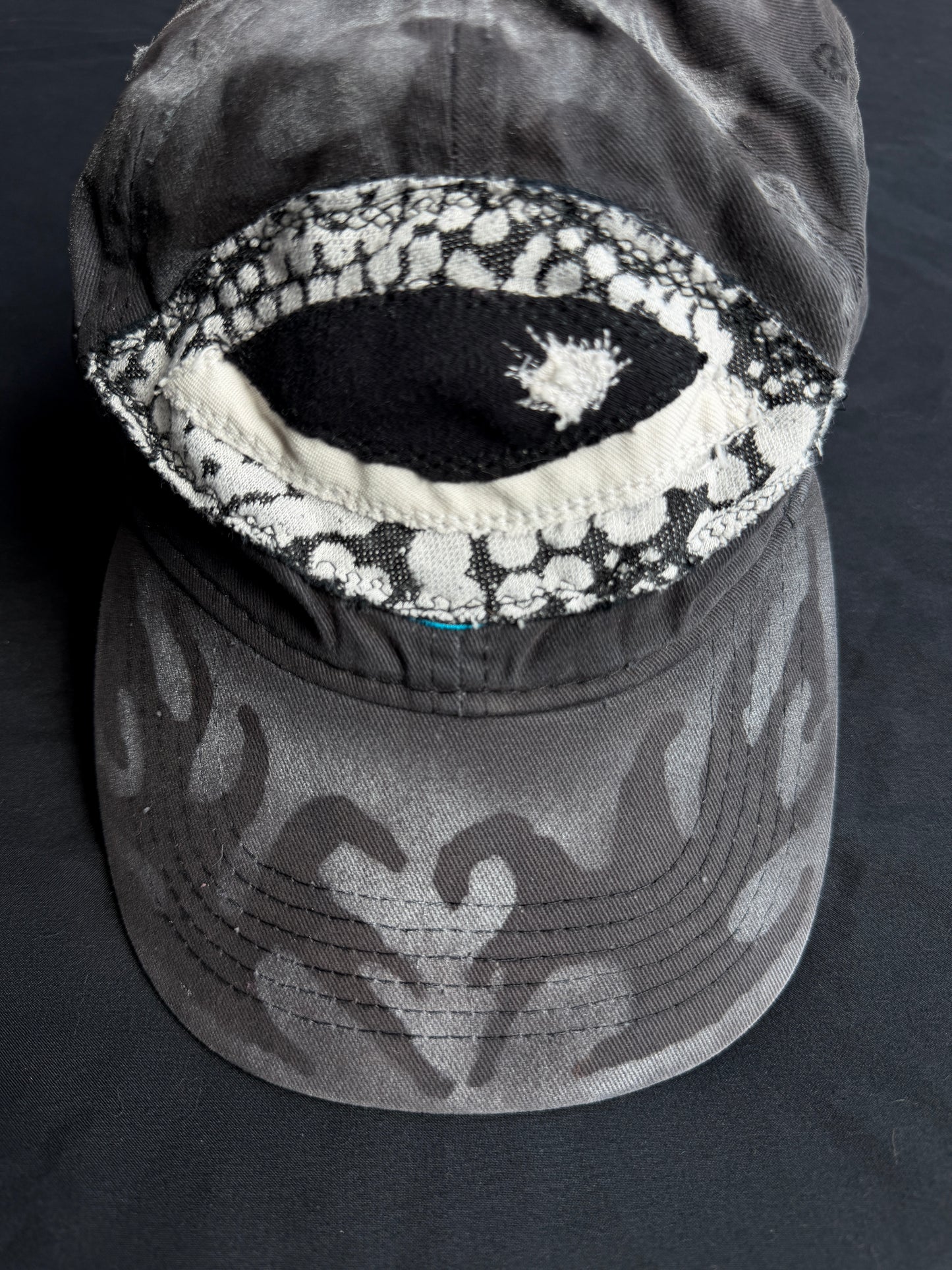 Upcycled Eyeball Shape Hat