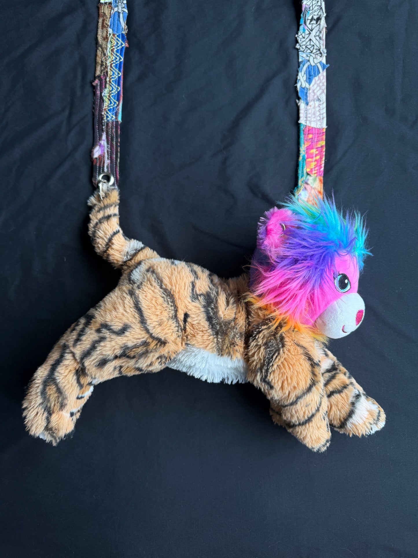 Rainbow lion + tiger hybrid side bag