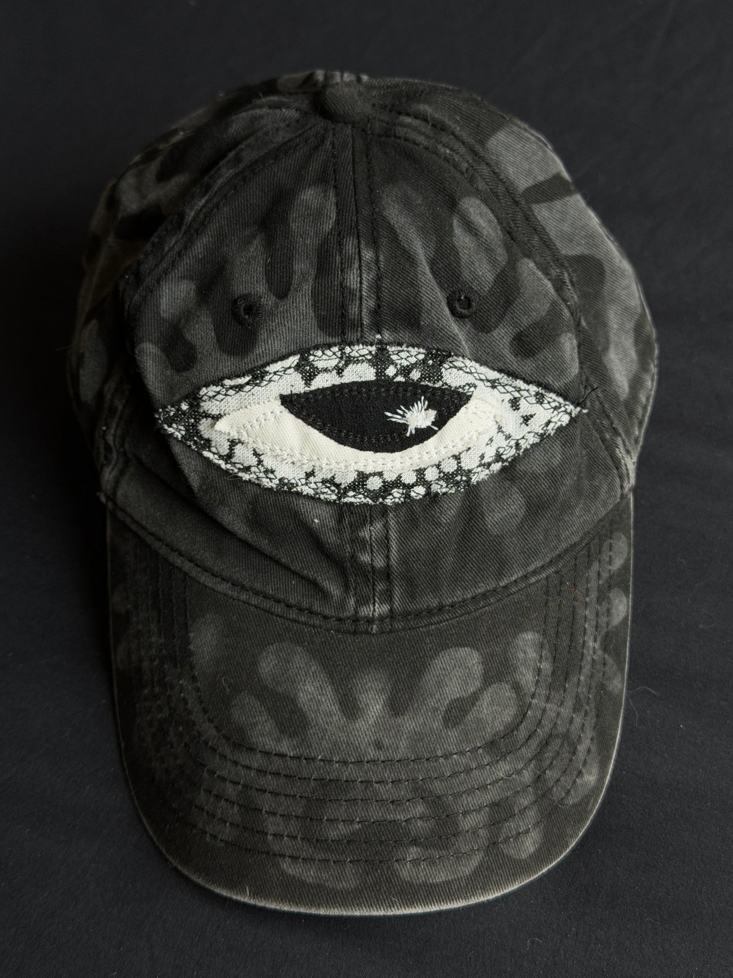 Upcycled Eyeball Shape Hat