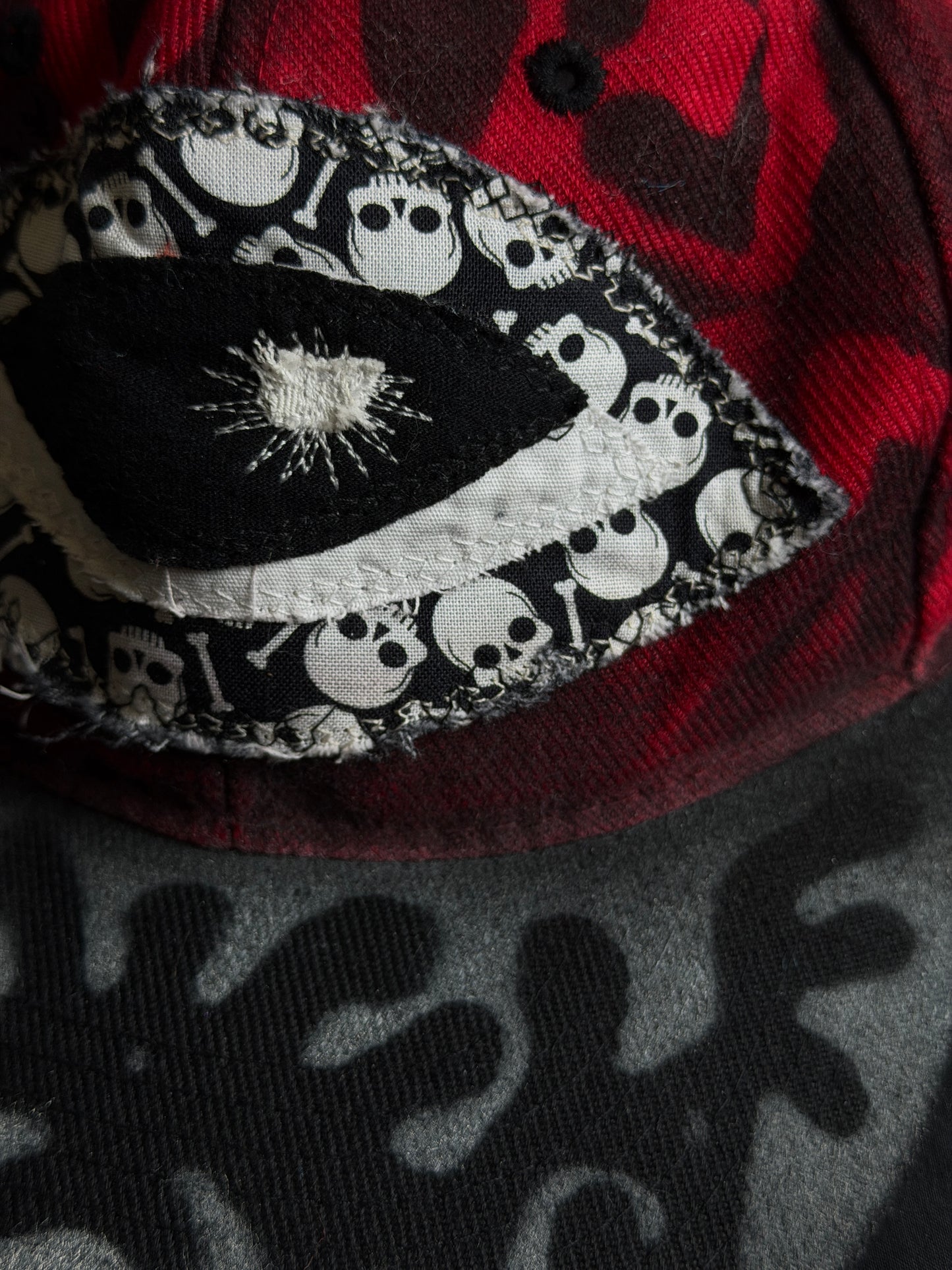 Upcycled Eyeball Shape Hat