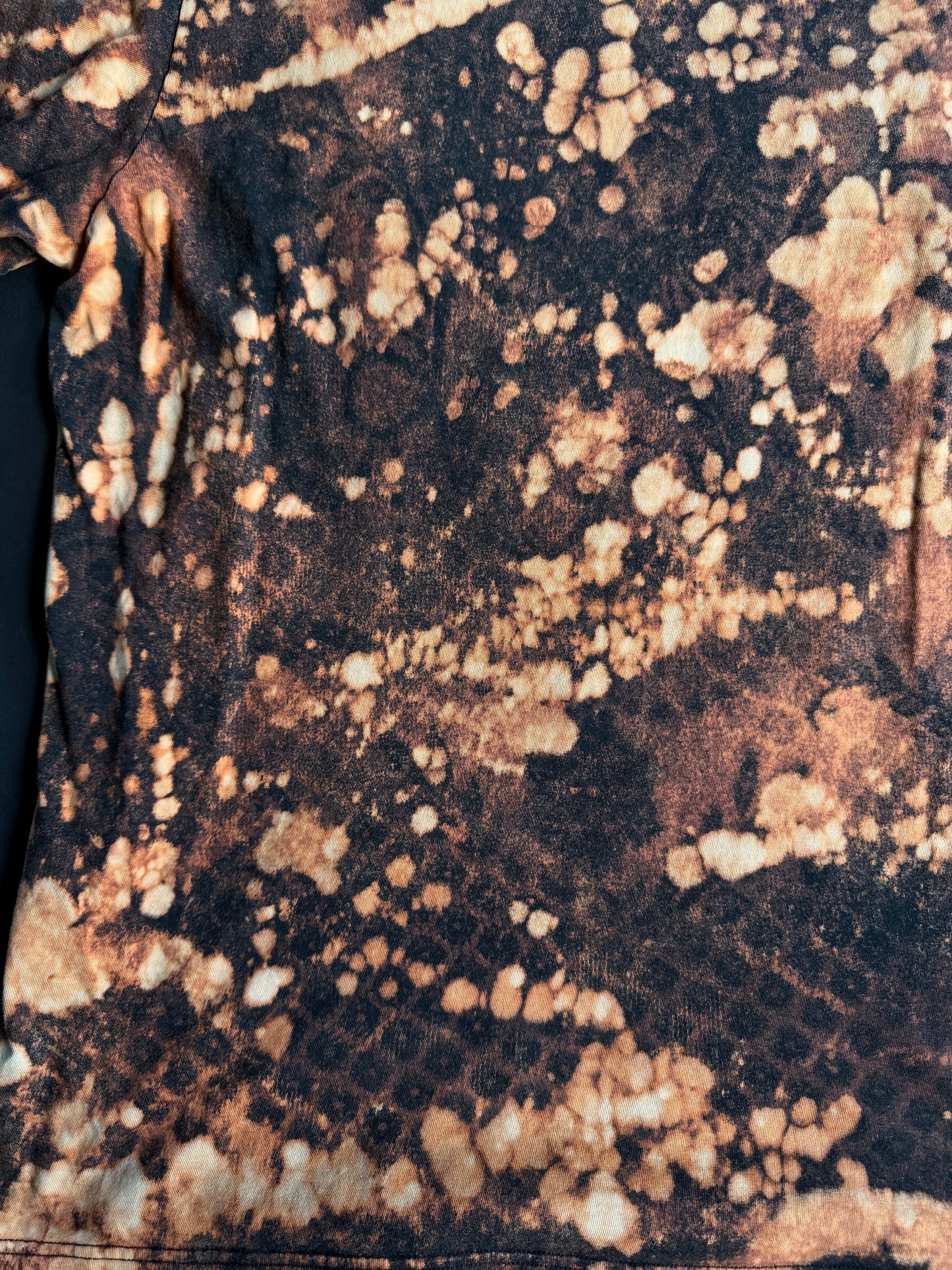 Clown bleach dyed t-shirt