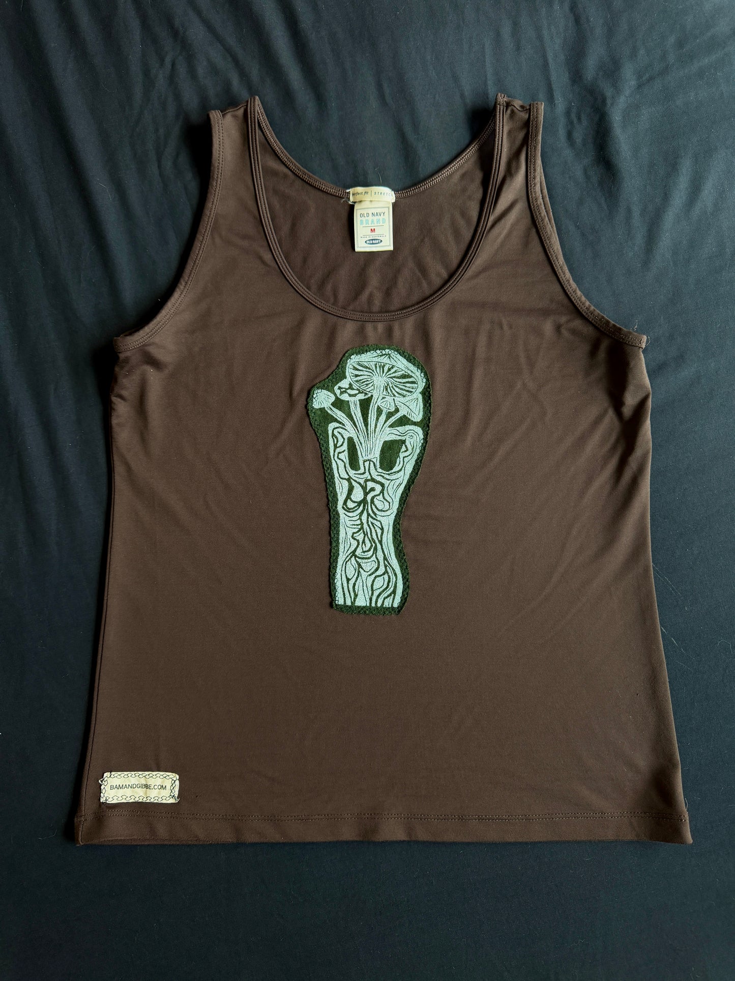 Magic mushroom patch tank top