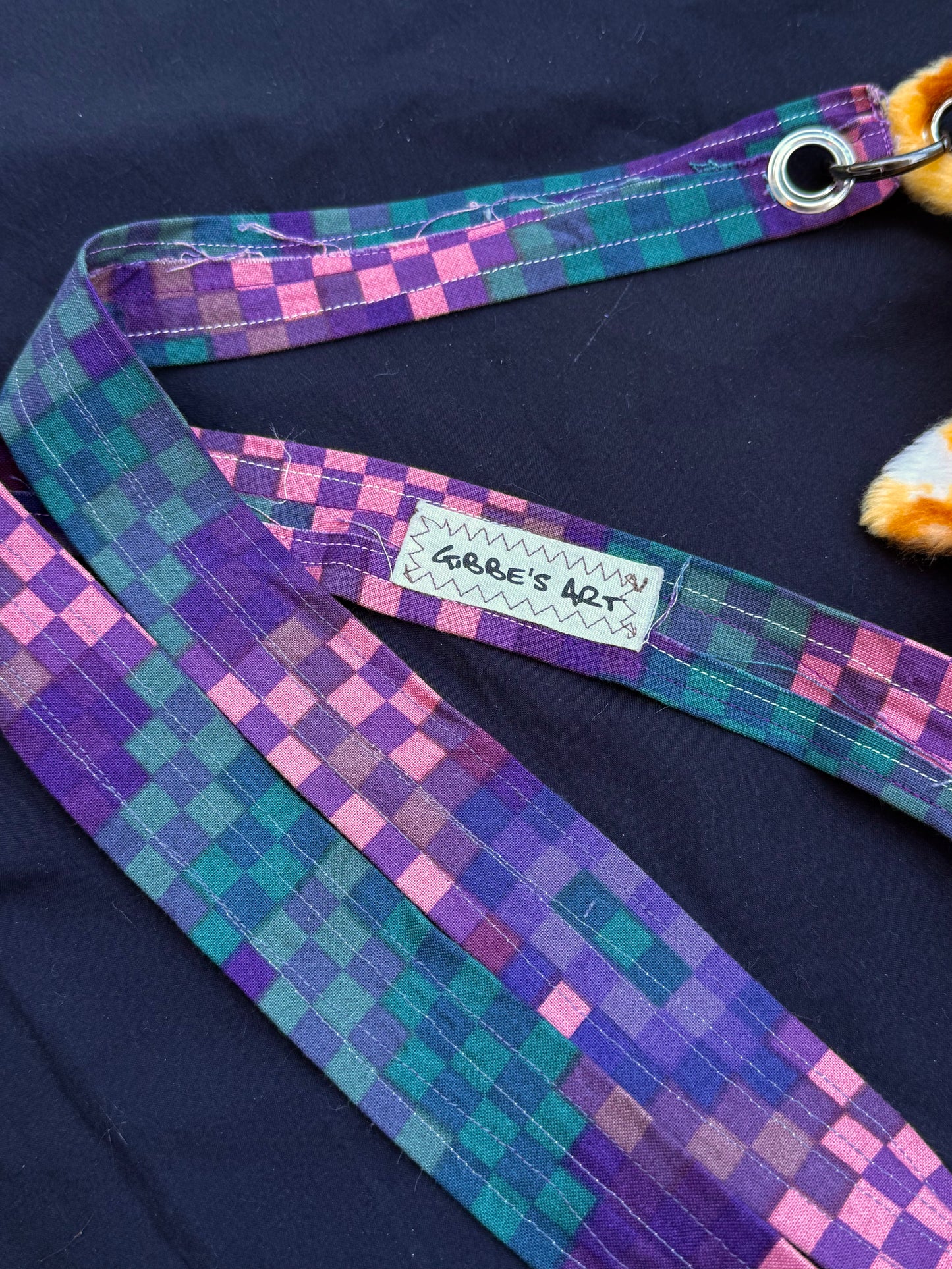 Two headed giraffe + fox hybrid side bag