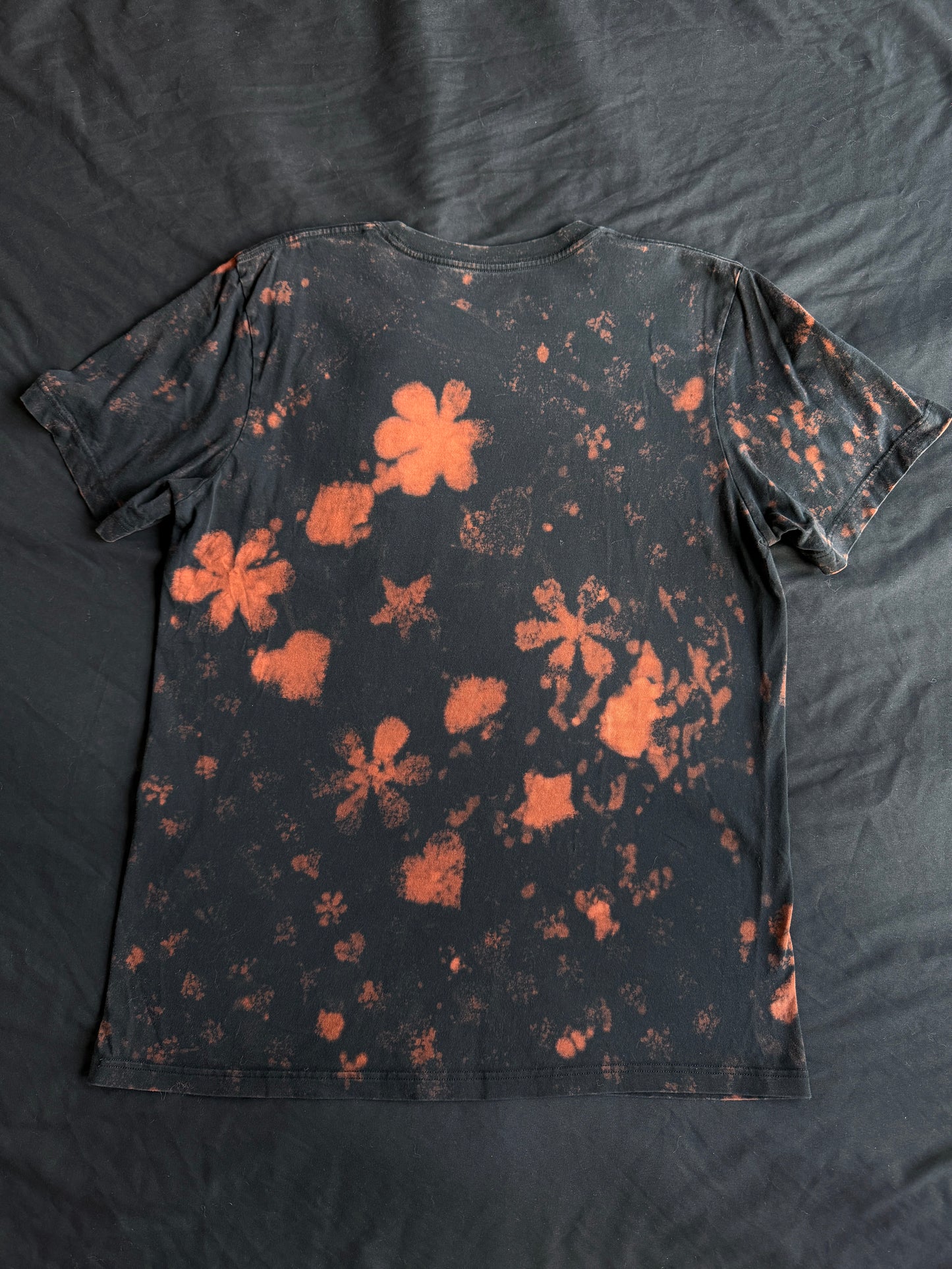 Stealie bleach dyed t-shirt