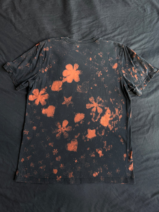 Stealie bleach dyed t-shirt