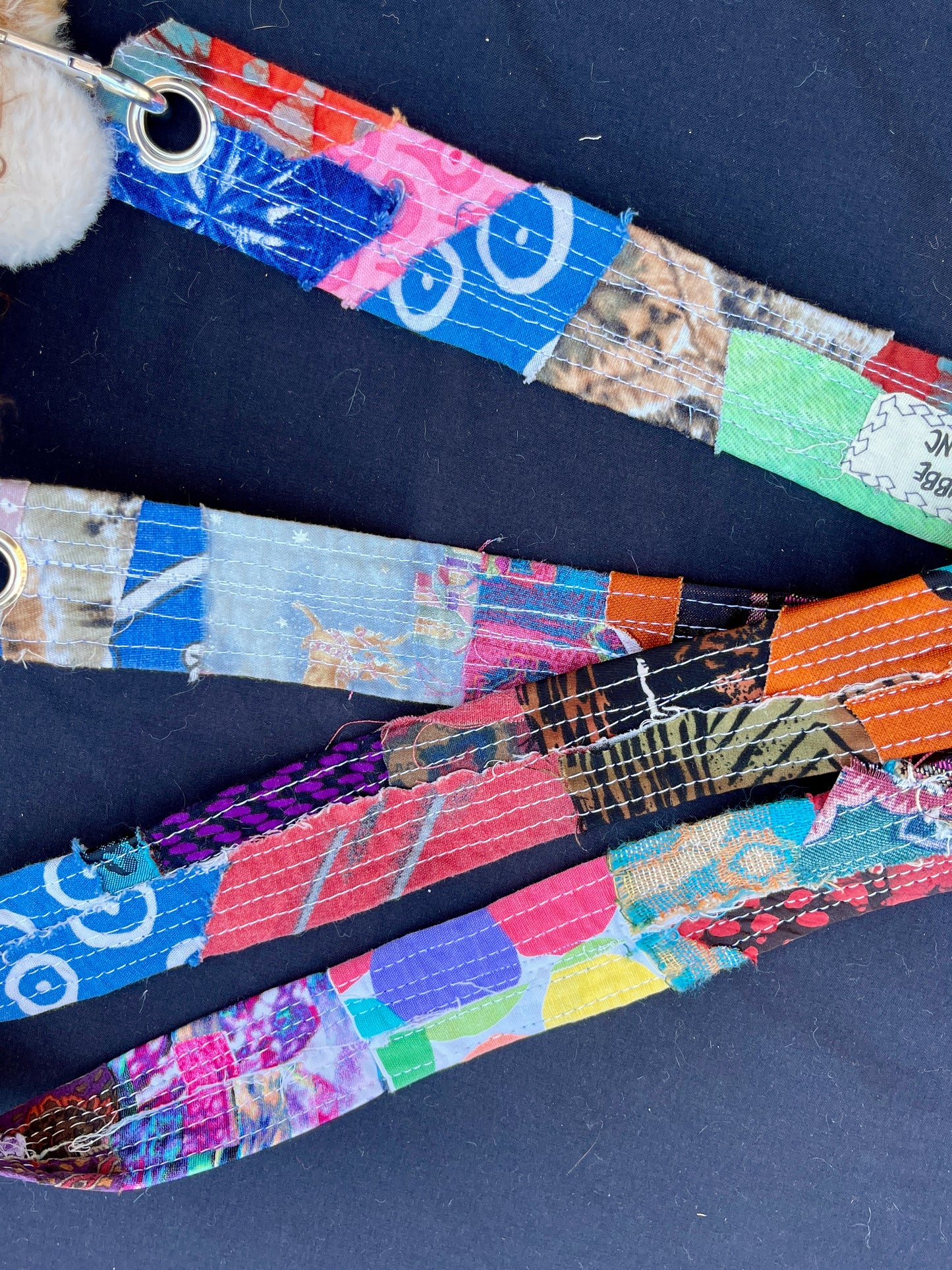 Giraffe + blue bat hybrid side bag