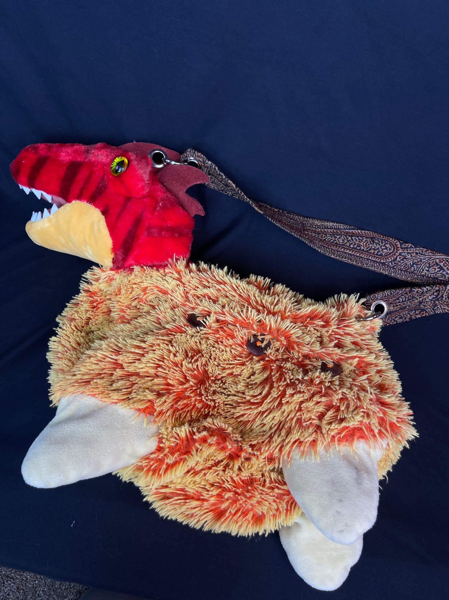 Dino + llama side bag