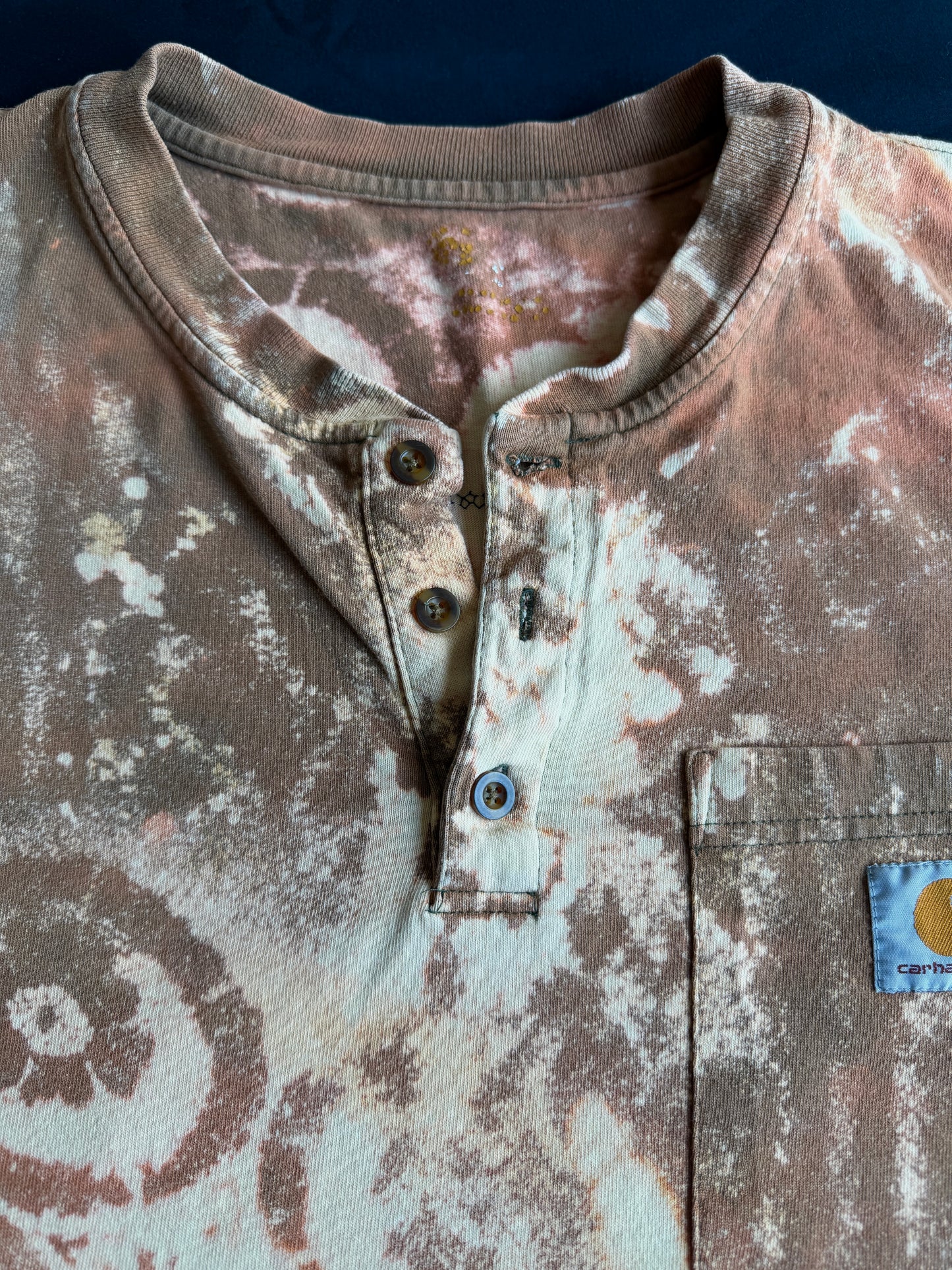 Snail carhartt bleach dyed long sleeve