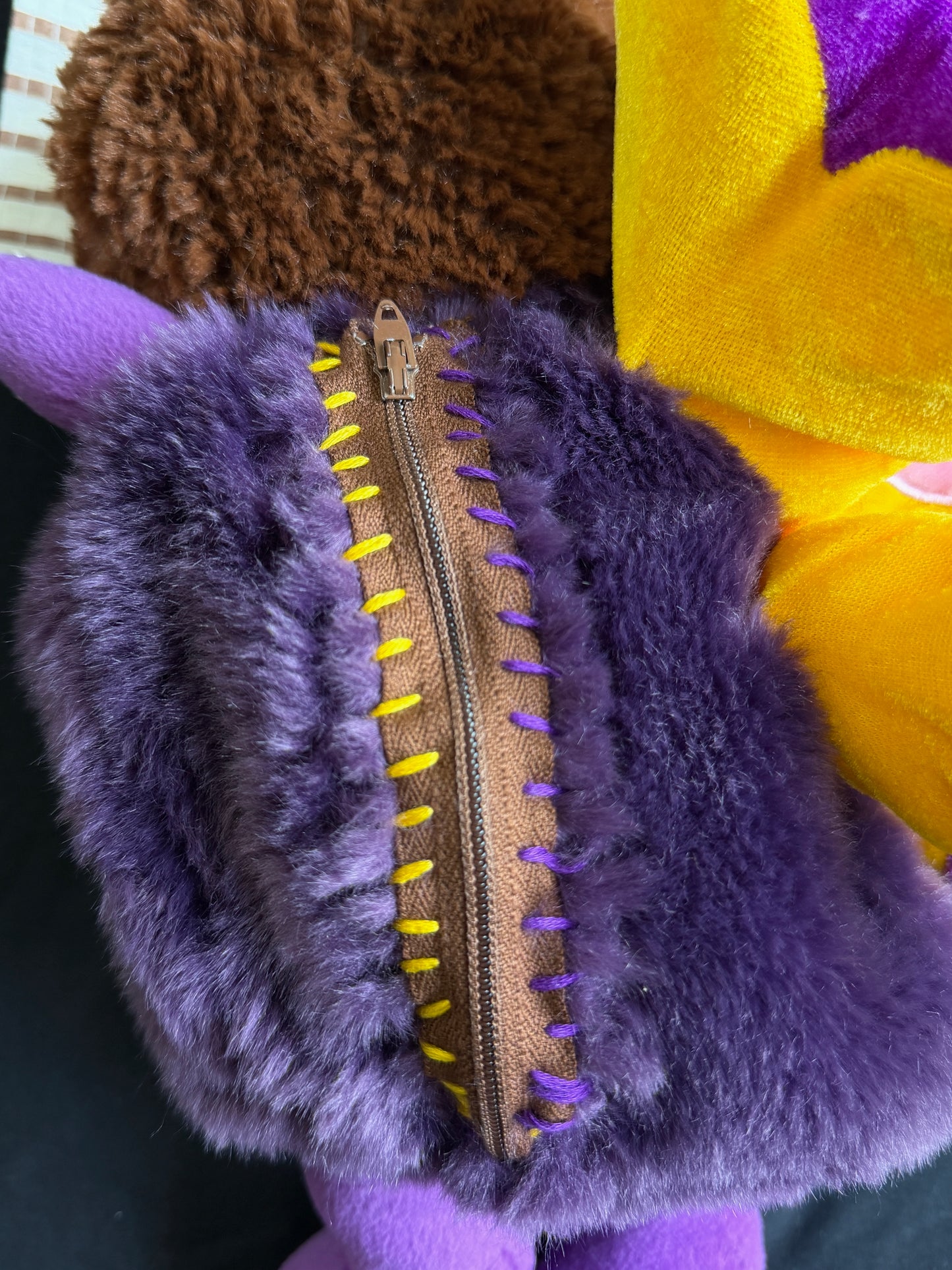Sloth + butterfly hybrid side bag