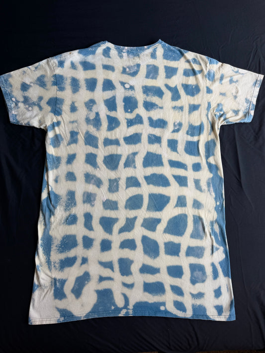 Clown bleach dyed t-shirt