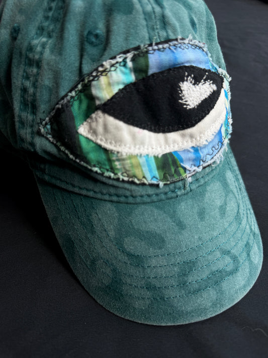 Upcycled Eyeball Shape Hat