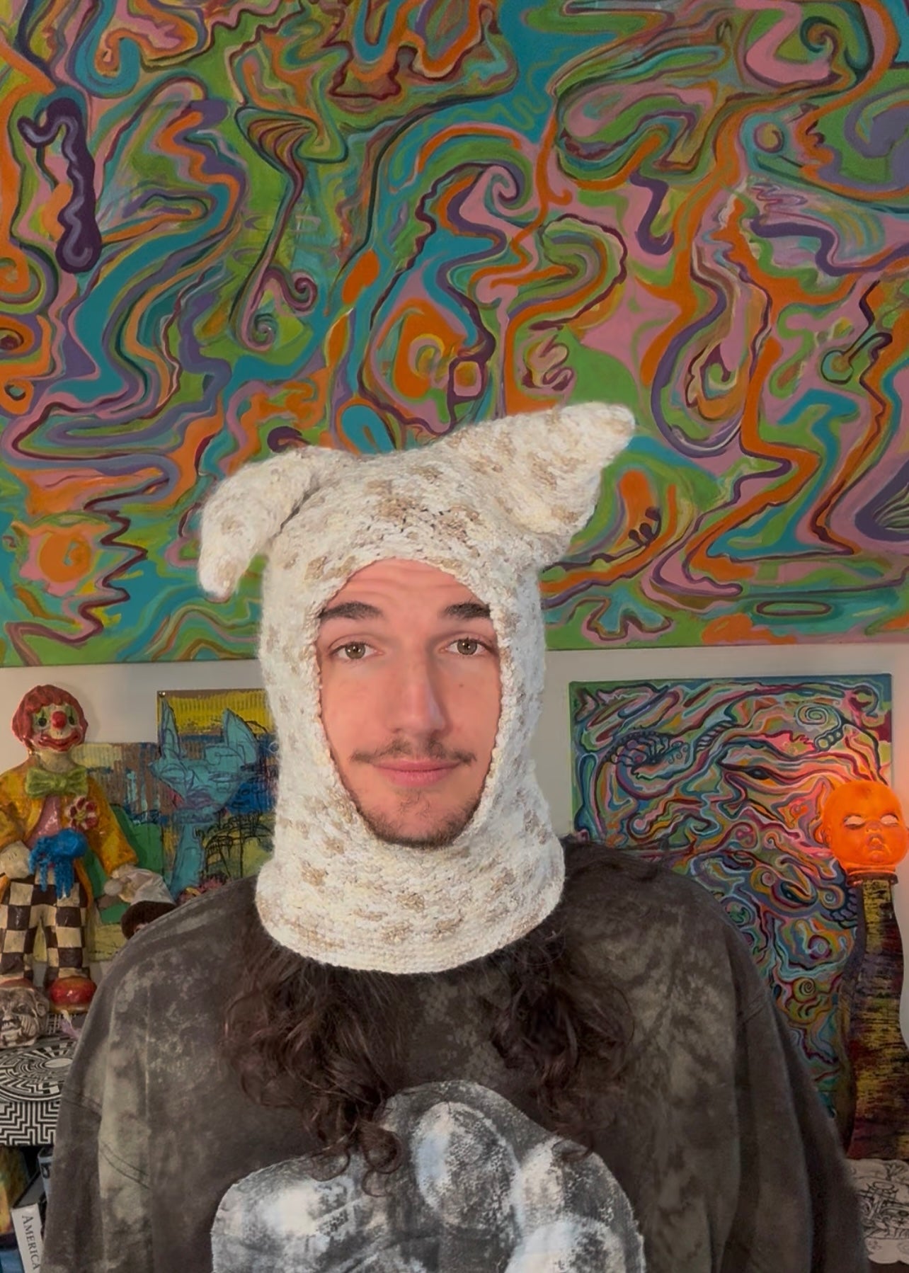 Crochet mask