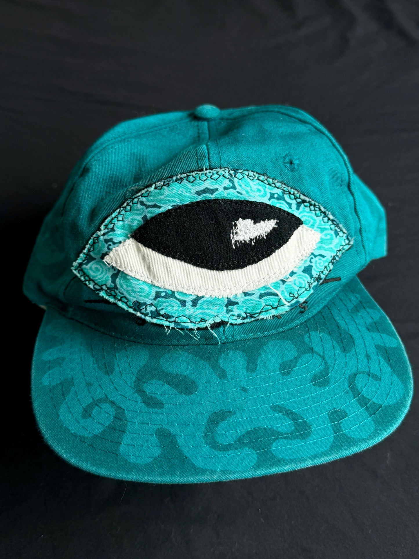 Upcycled Eyeball Sigil Hat