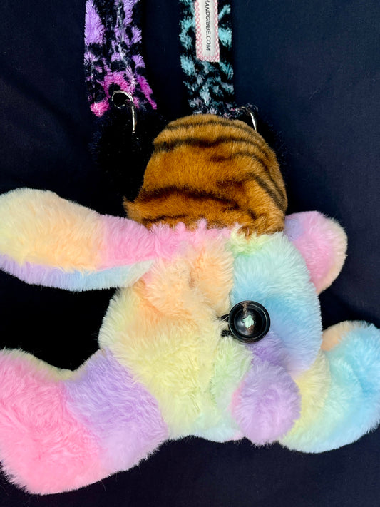 Tiger + rainbow bear side bag