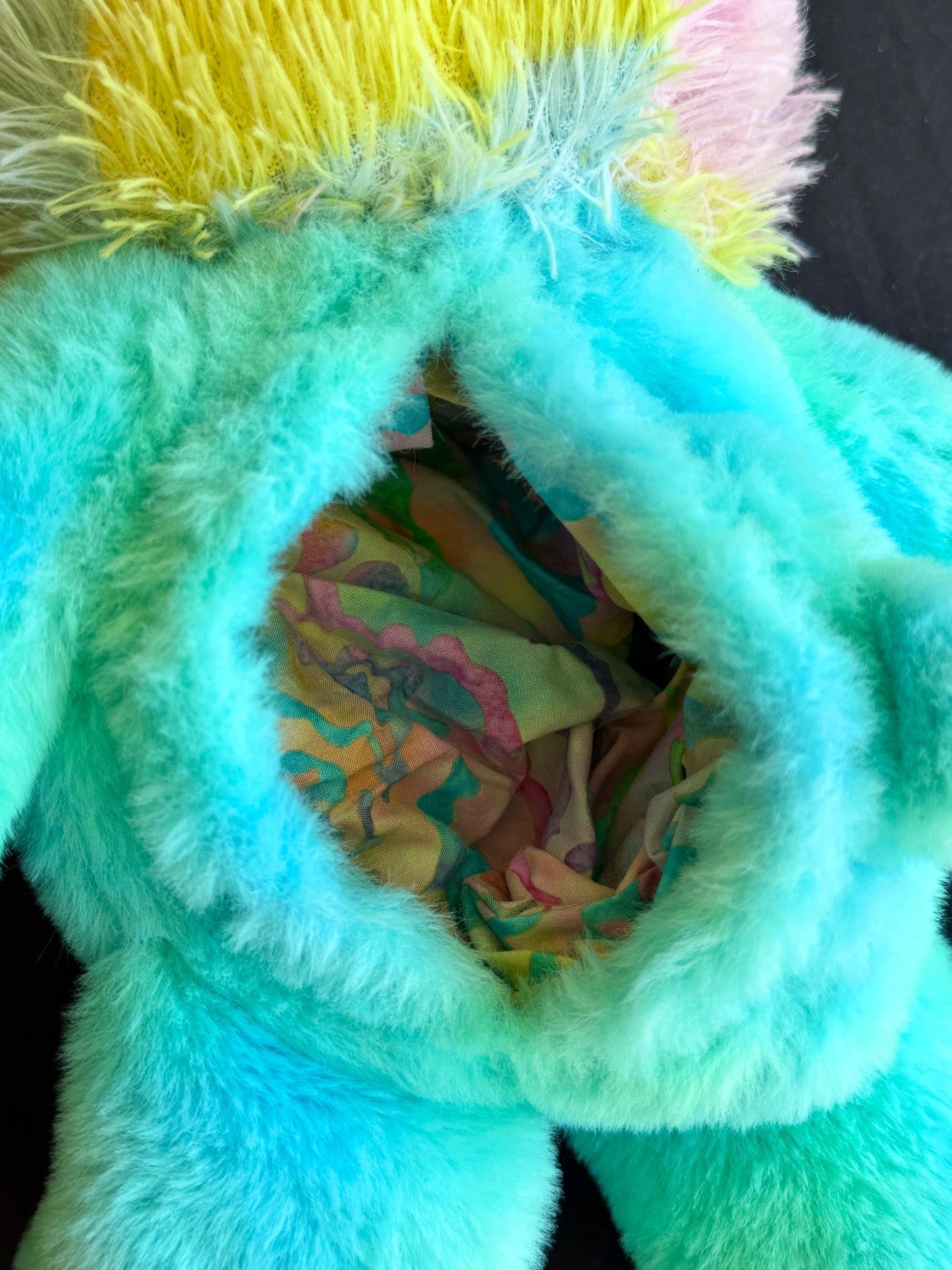Llama + care bear hybrid side bag