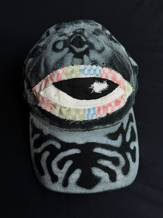 Upcycled Eyeball Shape Hat