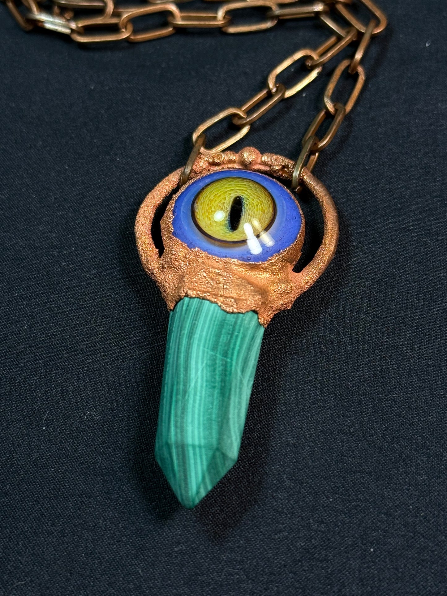 Glass eye amulet