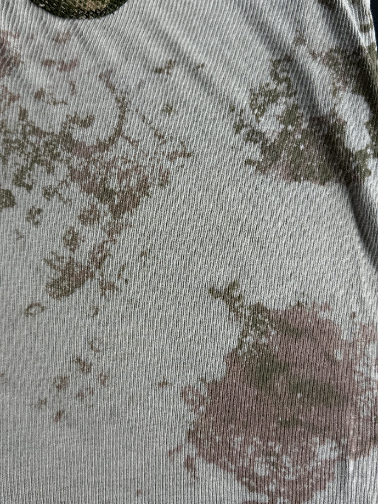 Butterfly bleach dyed shirt
