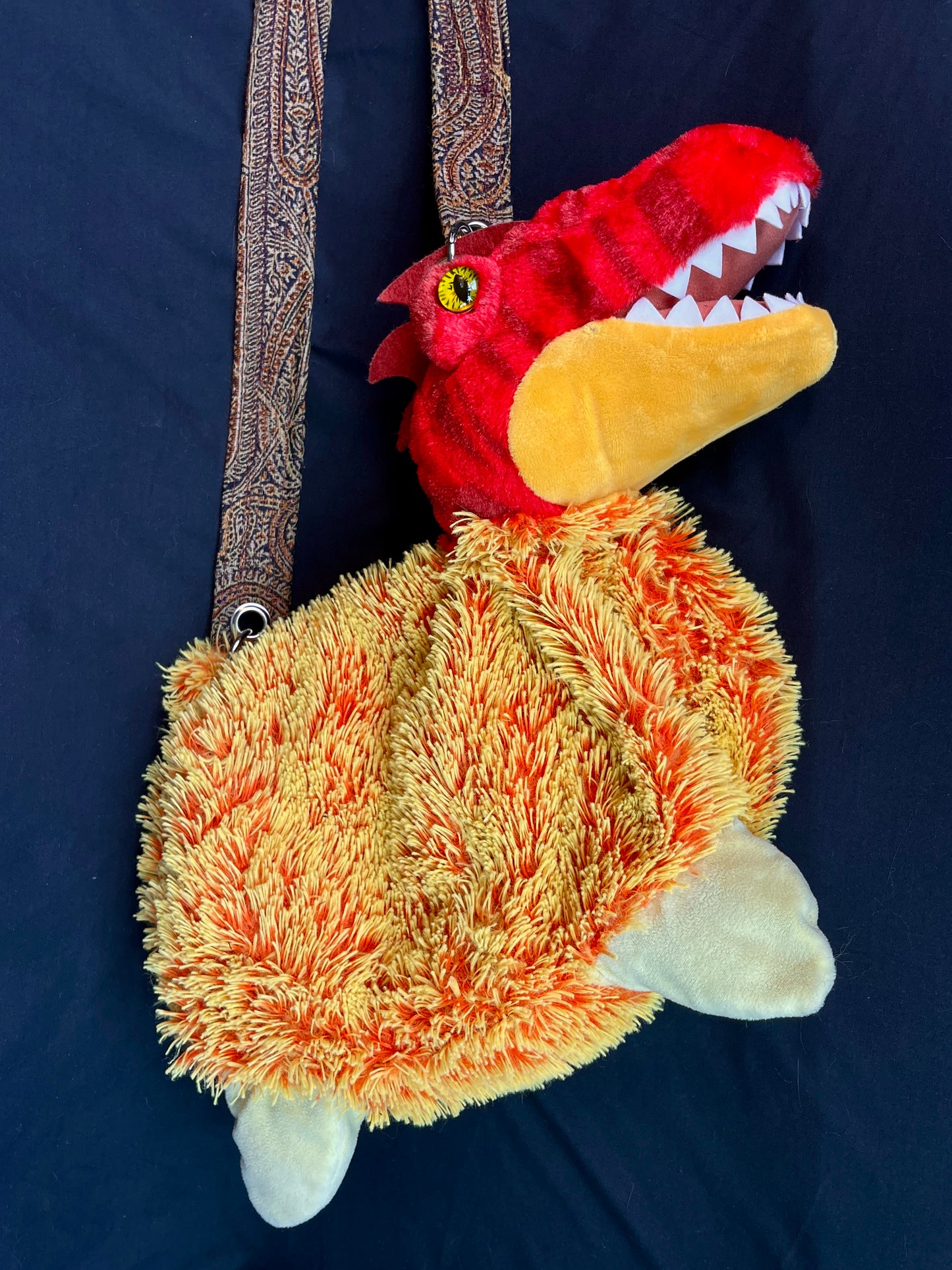 Dino + llama side bag