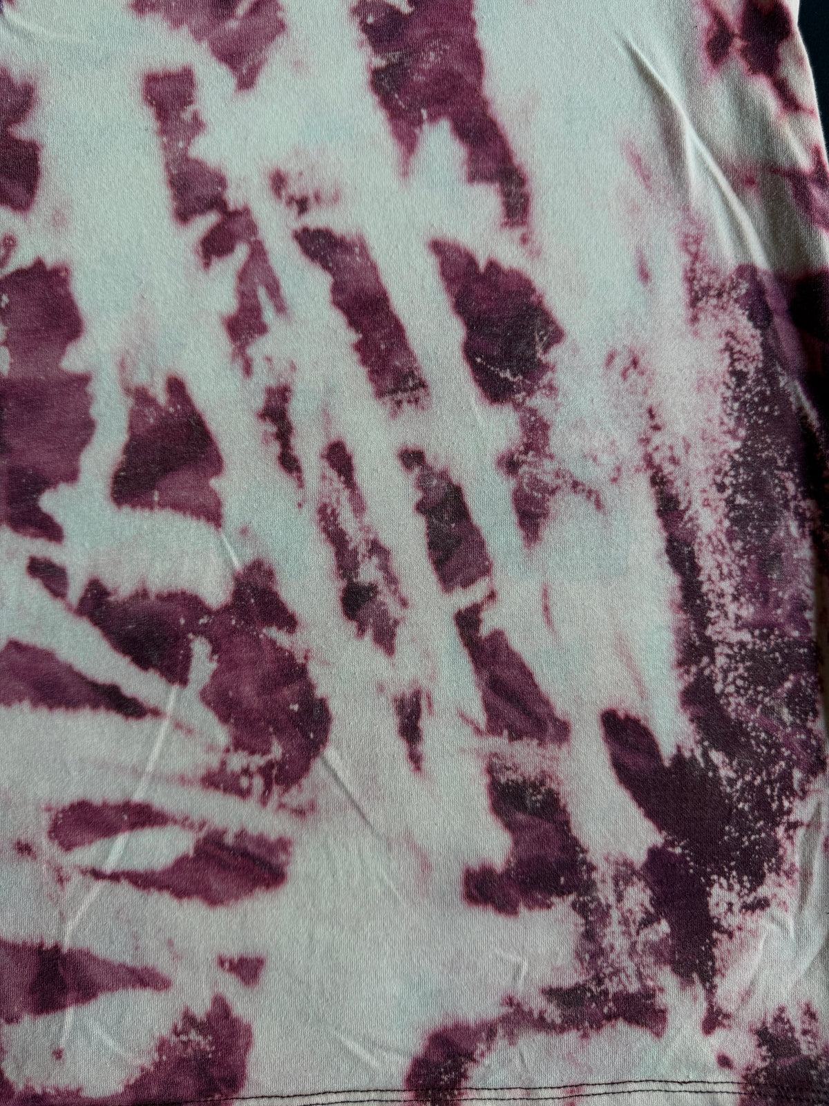 All seeing billy skull bleach dyed t-shirt