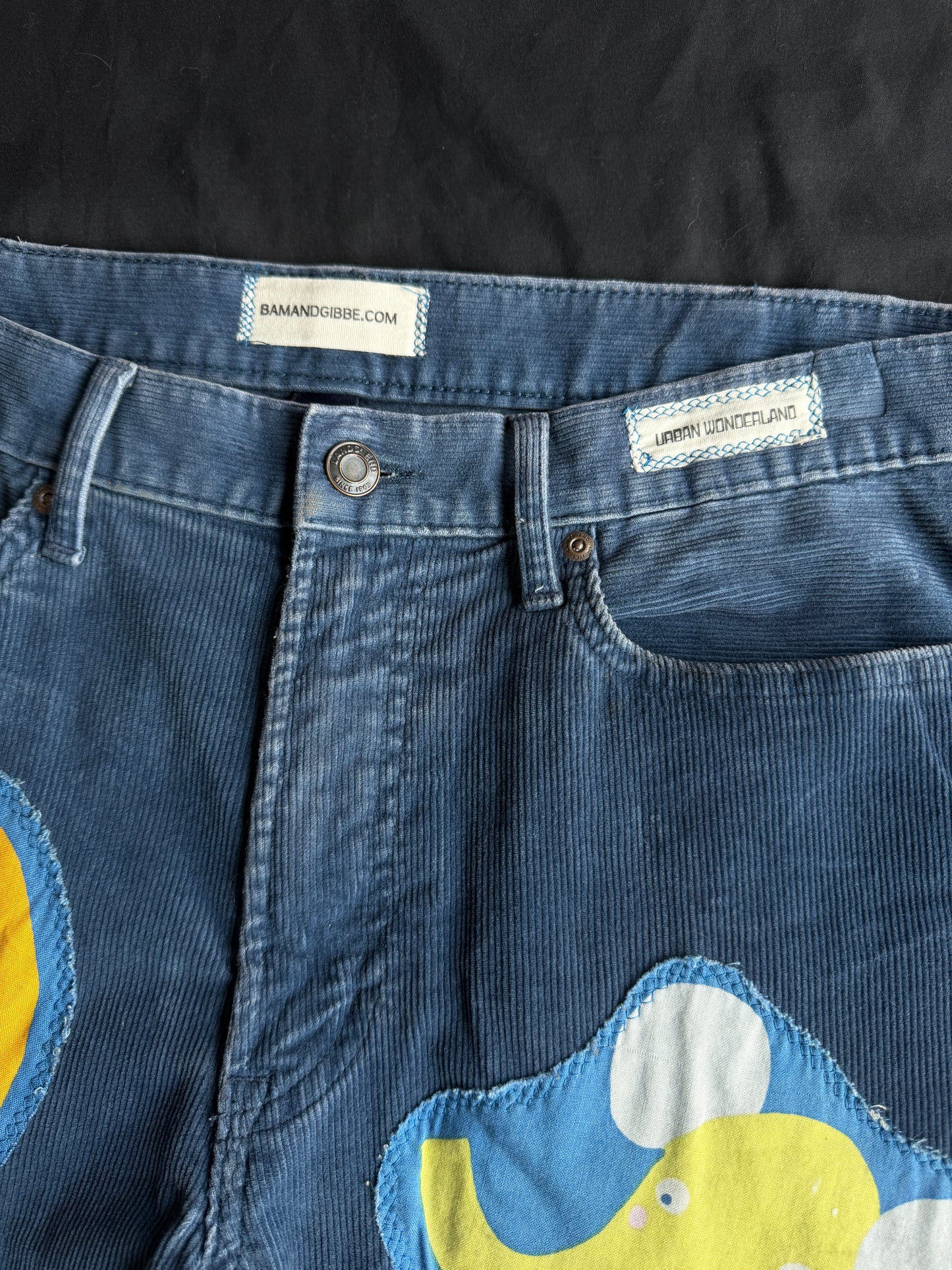 Monkeying around jean shorts
