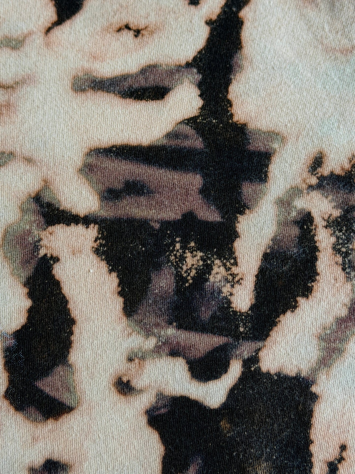 Stealie bleach dyed t-shirt