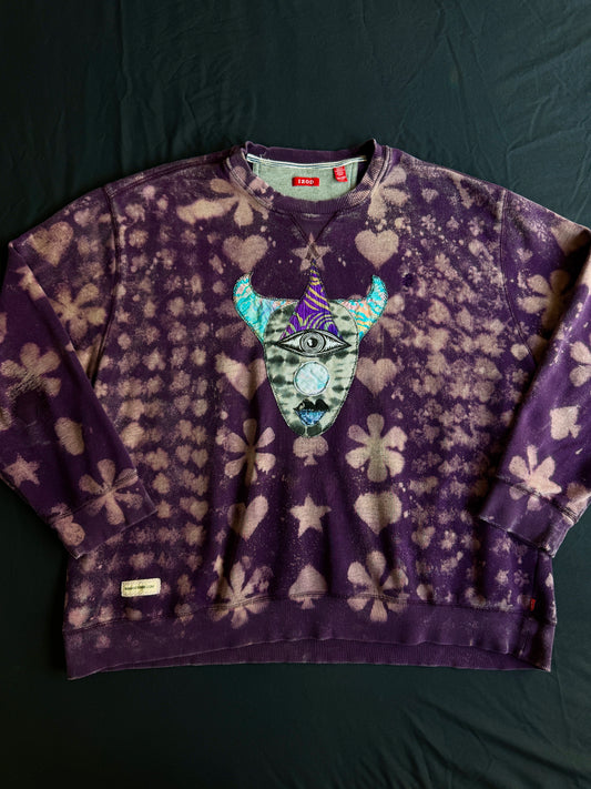 Cyclops clown crewneck