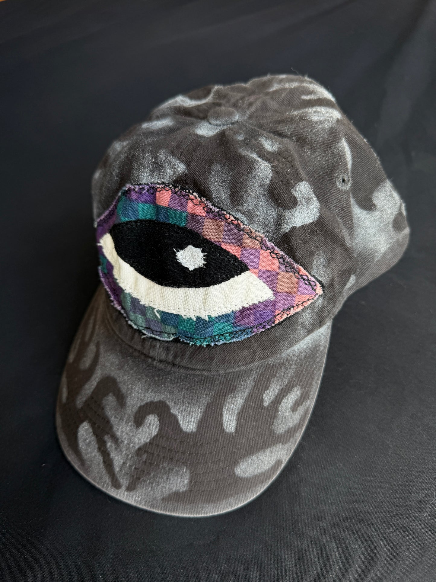 Upcycled Eyeball Shape Hat