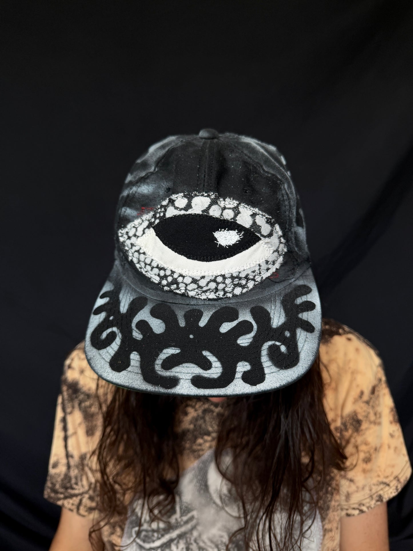 Upcycled Eyeball Sigil Hat