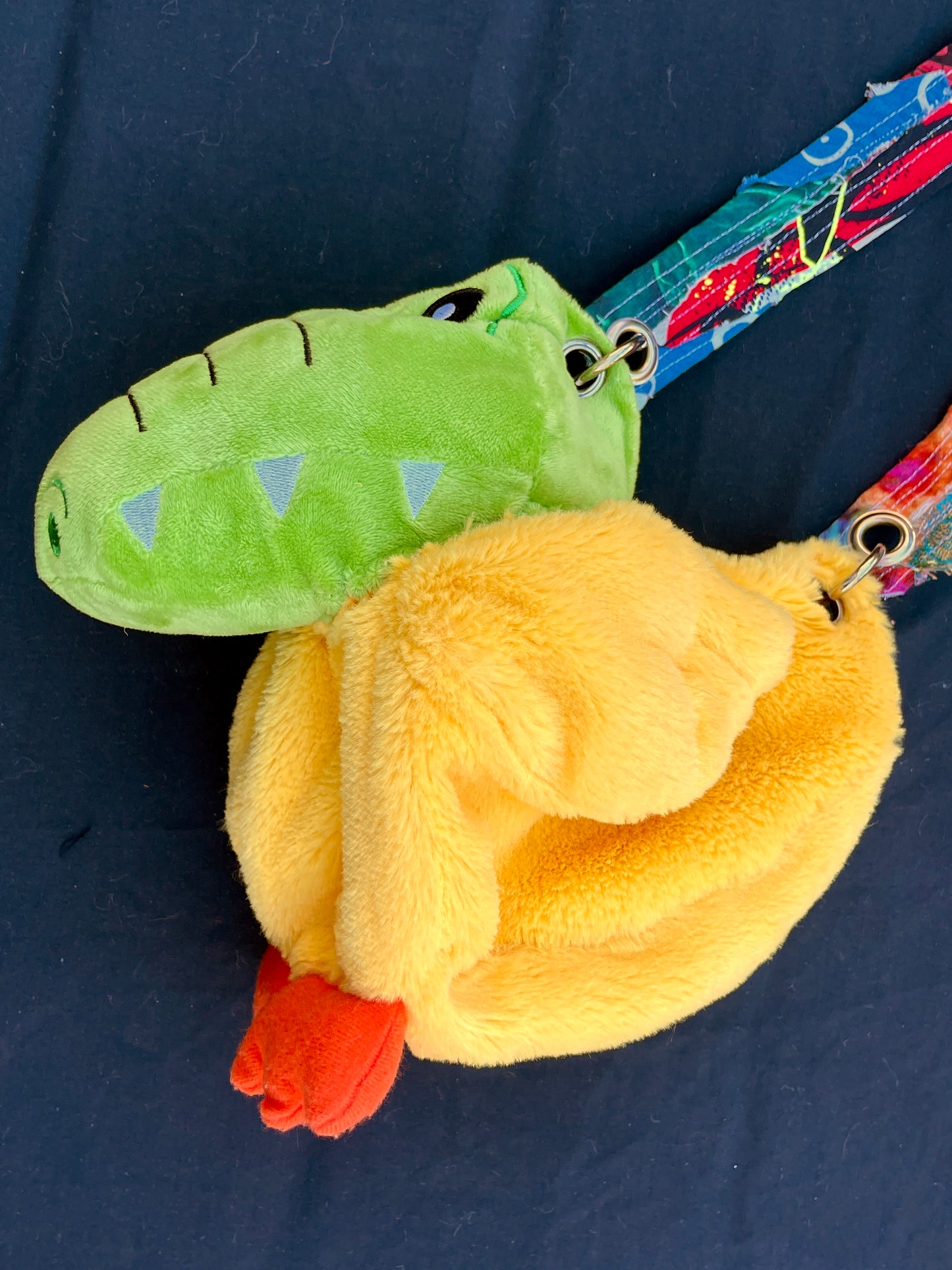 Dragon + duck hybrid side bag