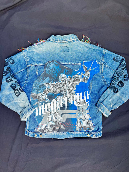 Transformers and sigils patch jacket