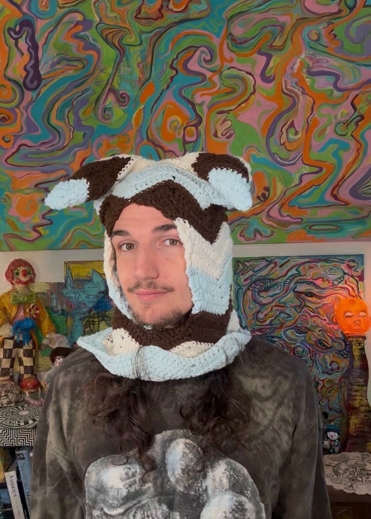 Crochet mask
