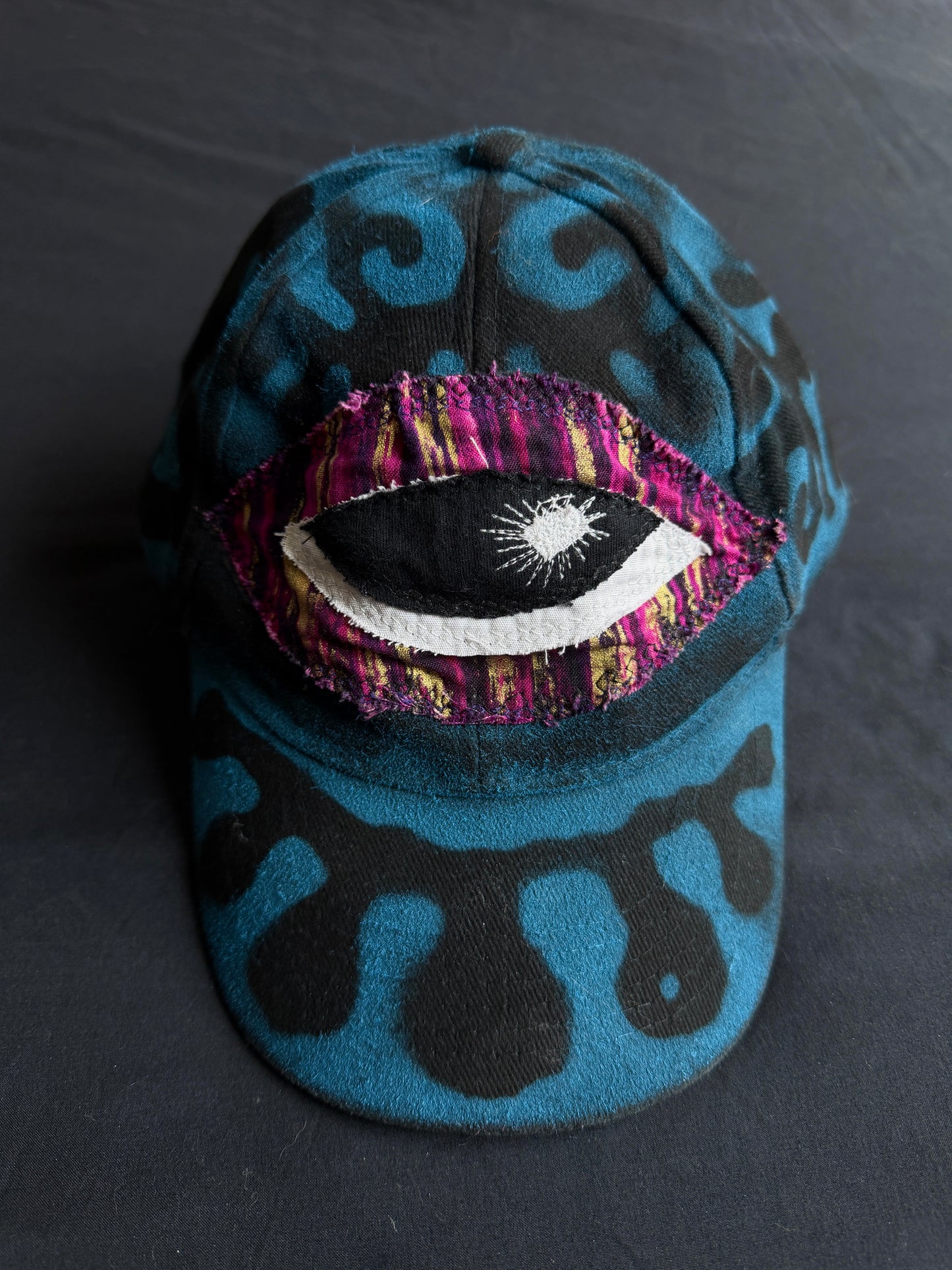 Upcycled Eyeball Shape Hat