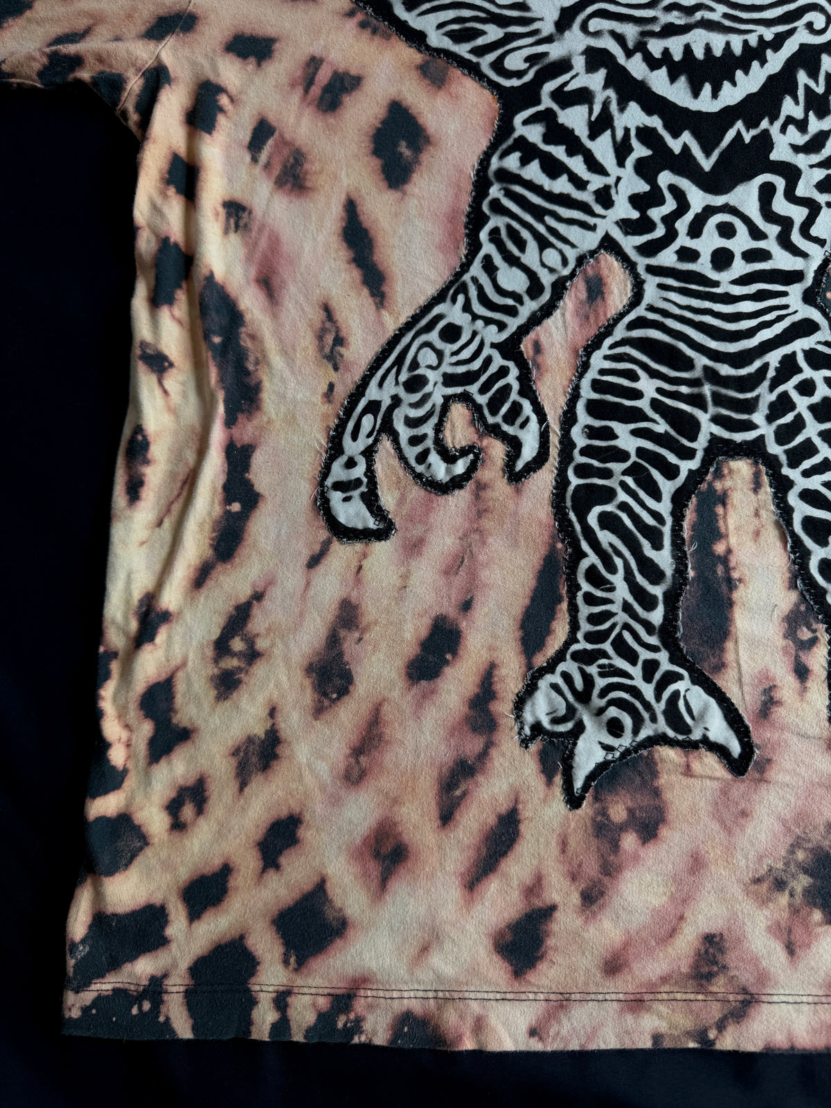 Gremlin bleach dyed t-shirt