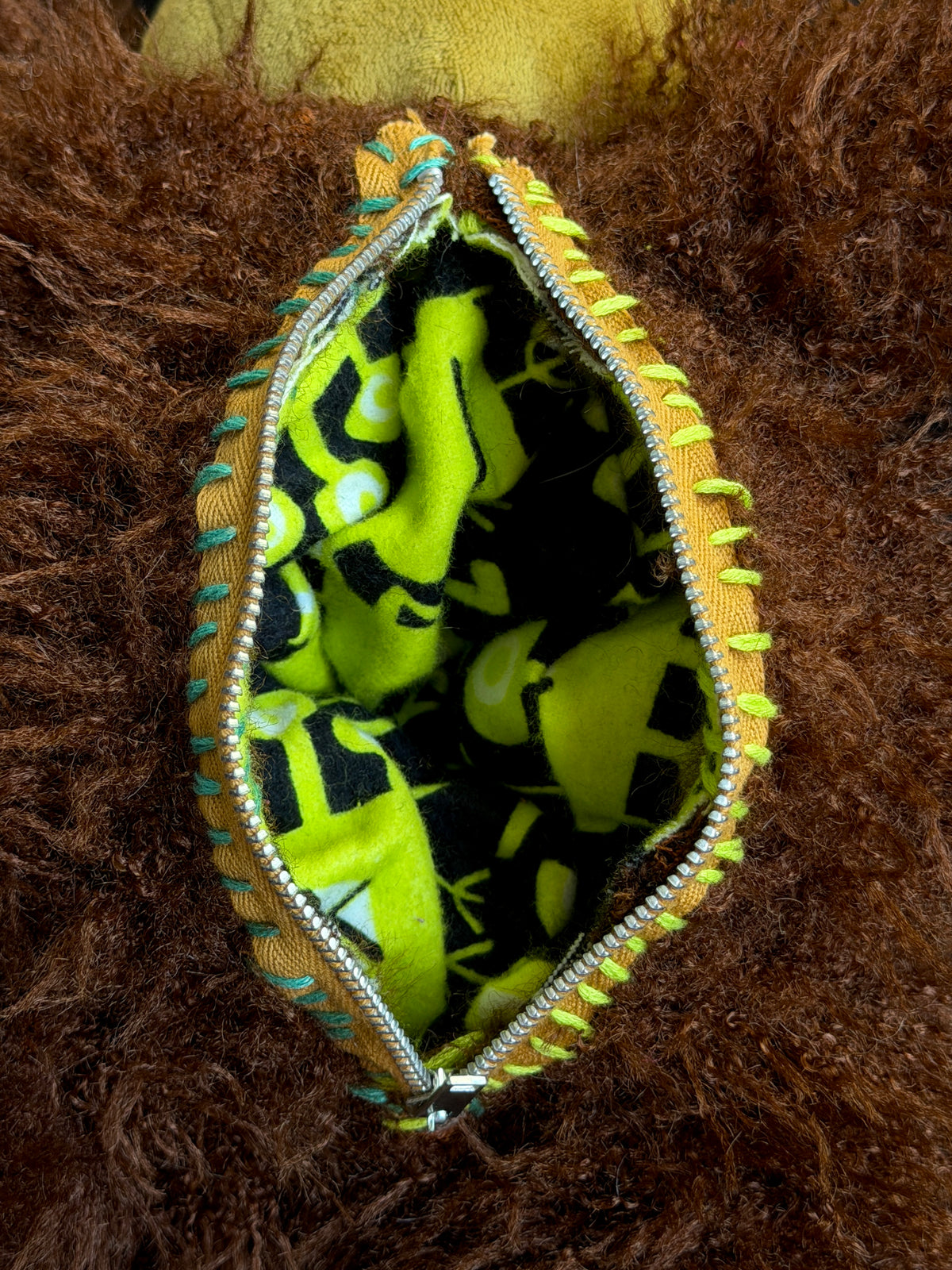 Springtrap + fluffy brown bear hybrid side bag