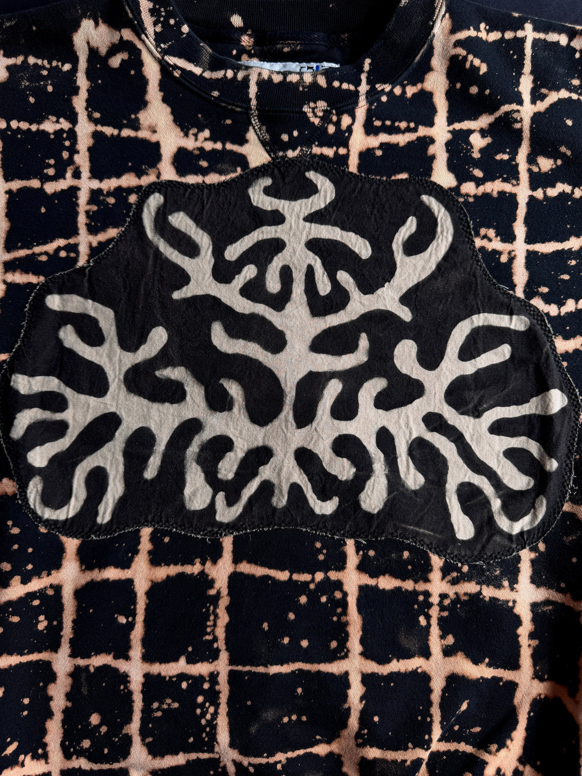 ONI bleach dyed hoodie