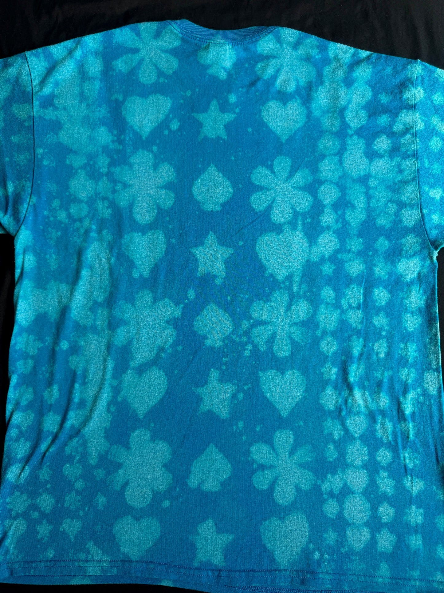 Moon goddess bleach dyed t-shirt