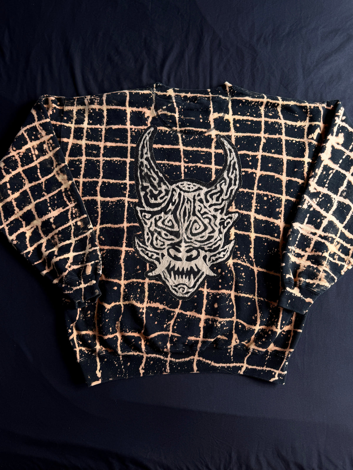 ONI bleach dyed hoodie