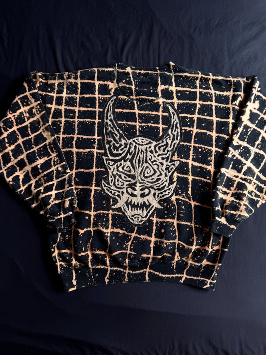 ONI bleach dyed hoodie