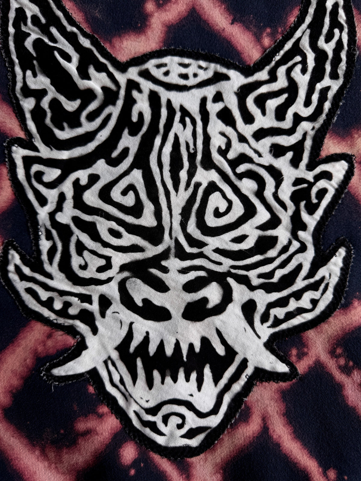 ONI bleach dyed hoodie