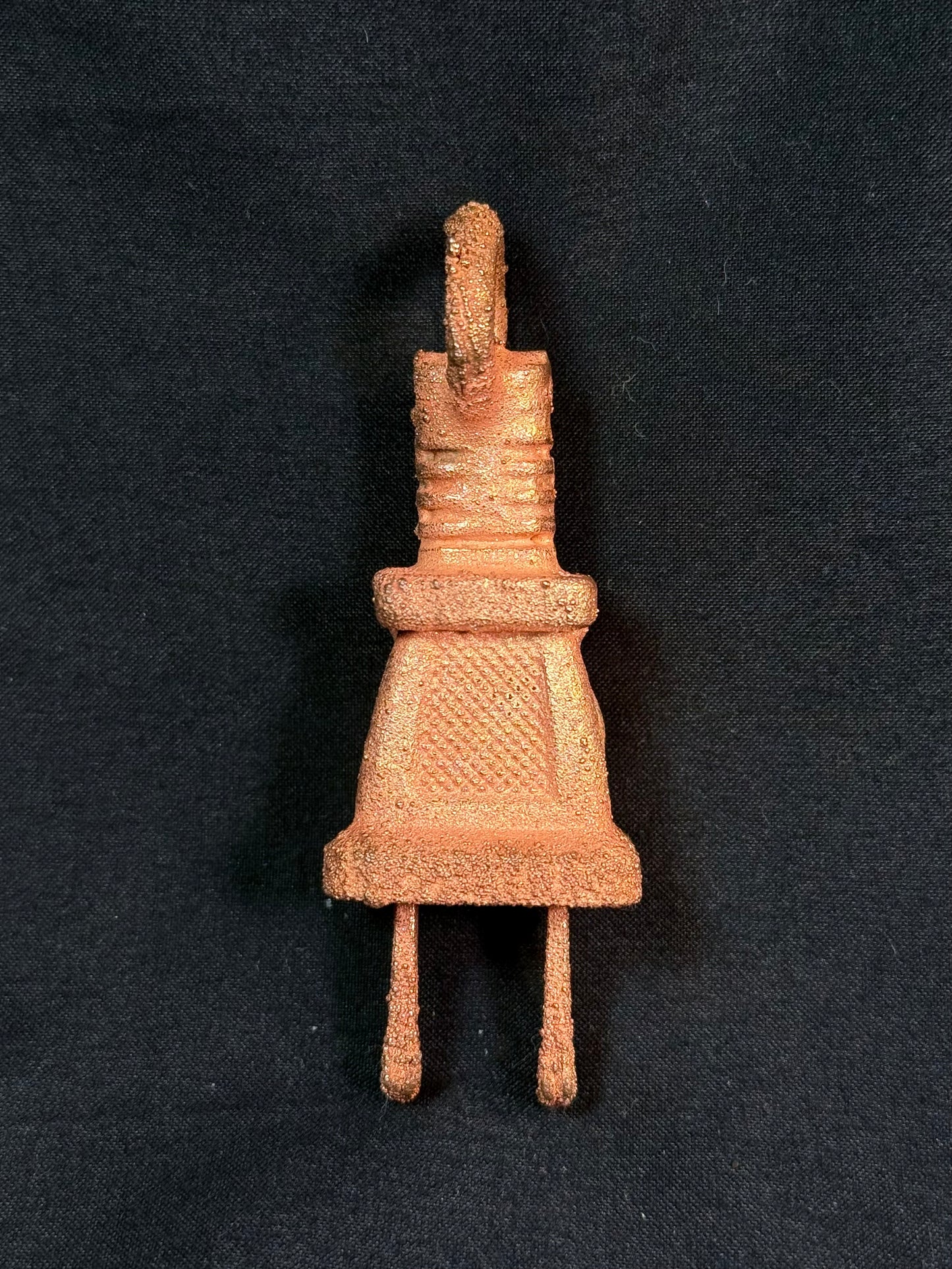 Labradorite plug amulet