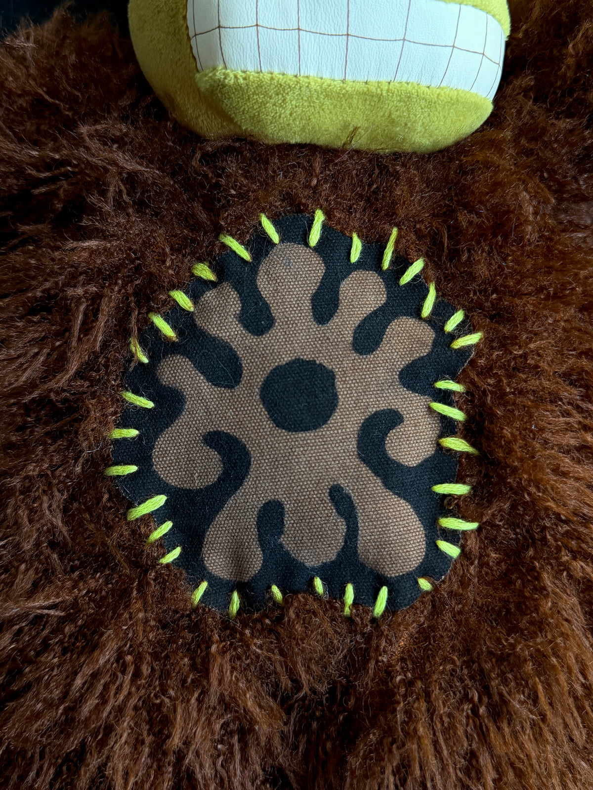 Springtrap + fluffy brown bear hybrid side bag