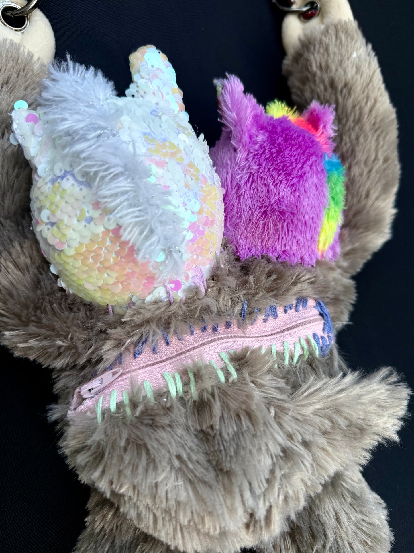 Two headed unicorn hybrid side bag