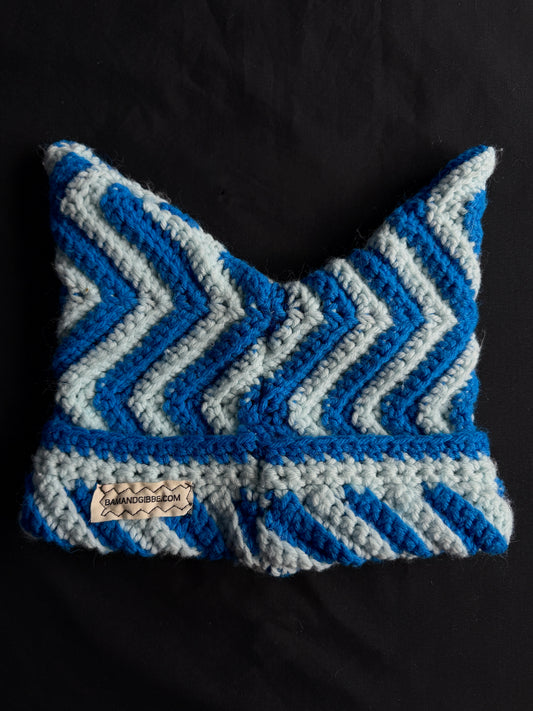 Crochet eyeball hat