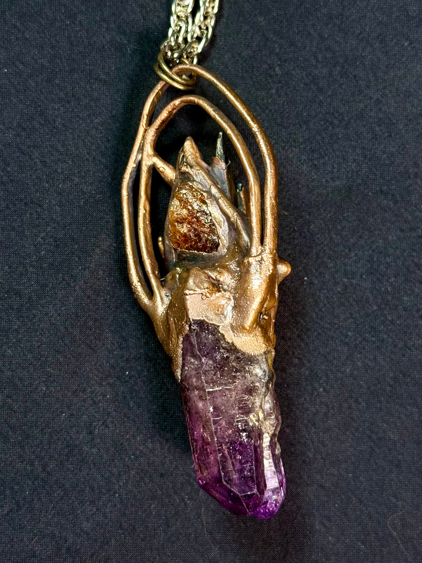 Amethyst warrior amulet
