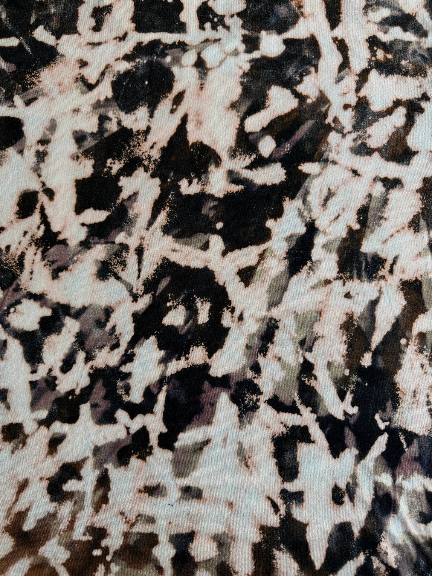 Stealie bleach dyed t-shirt