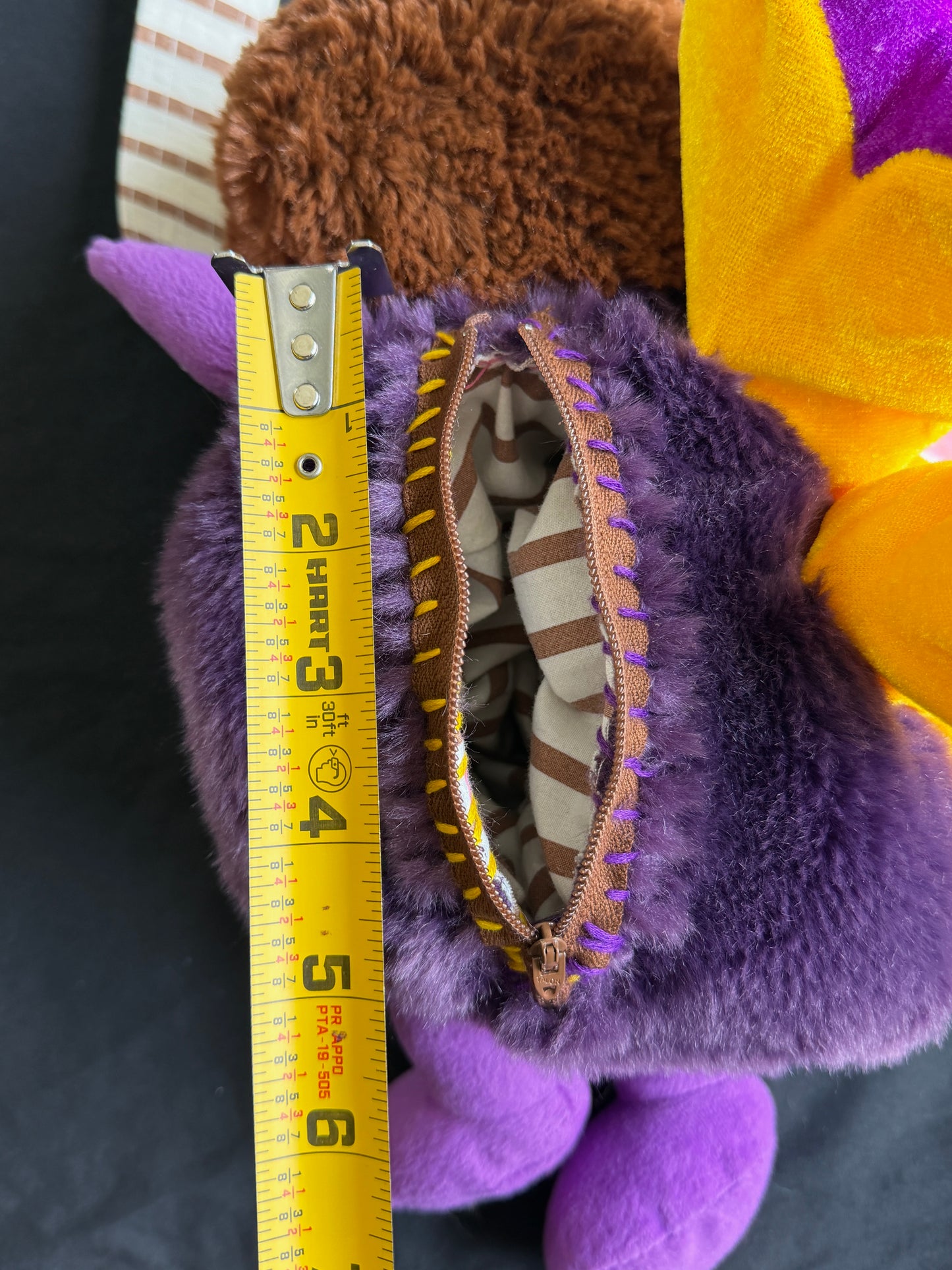 Sloth + butterfly hybrid side bag